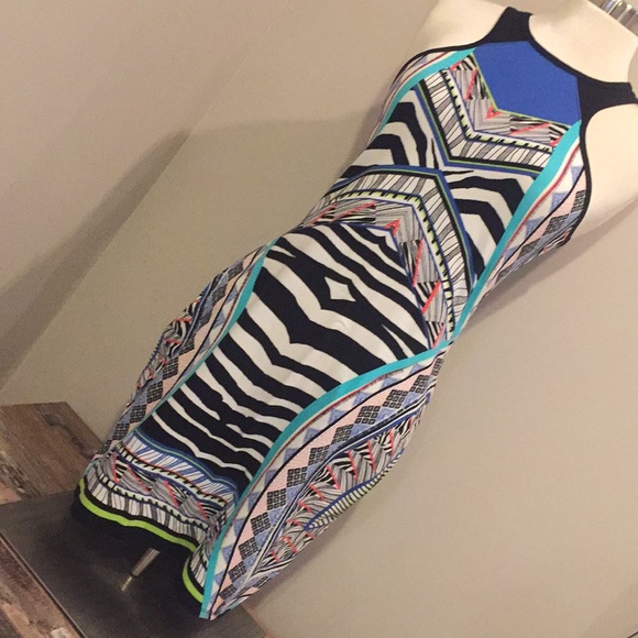 Express tribal animal print colorful dress - Picture 2 of 10